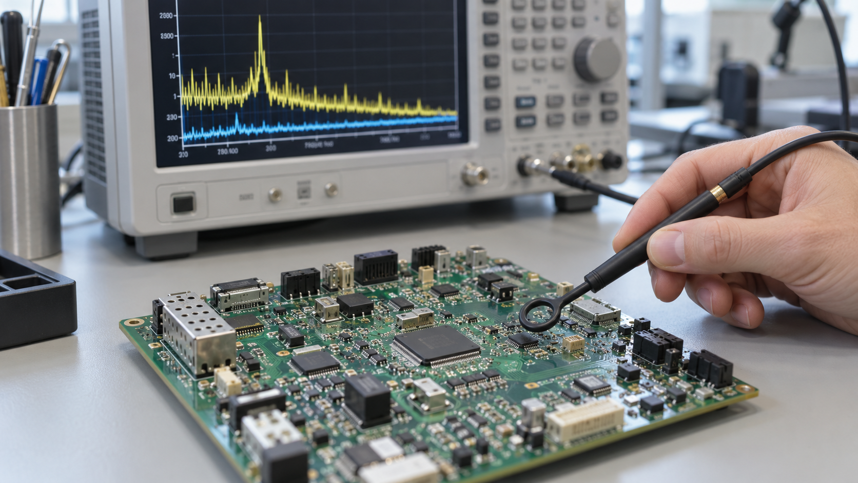 Soldering a circuit board